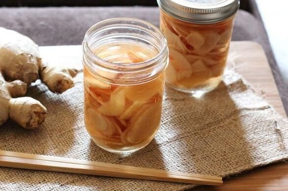 Alcohol tincture of ginger to increase potency