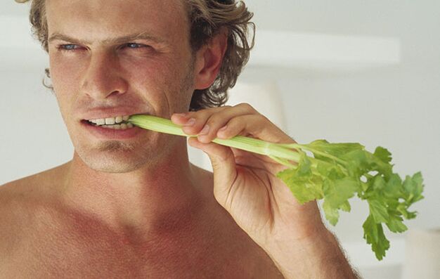 By consuming celery, a man can increase his potency